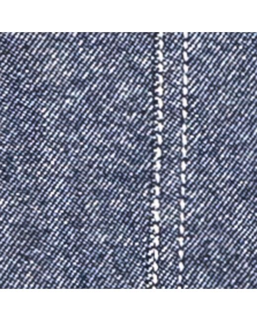 Alan Scott Blue Cashmere-Blend Denim Jacket for men