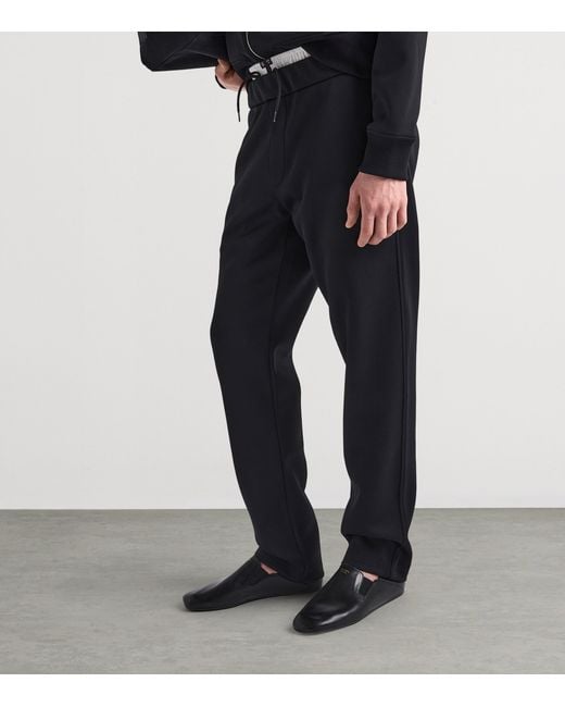 Prada Black Technical Jersey Sweatpants for men