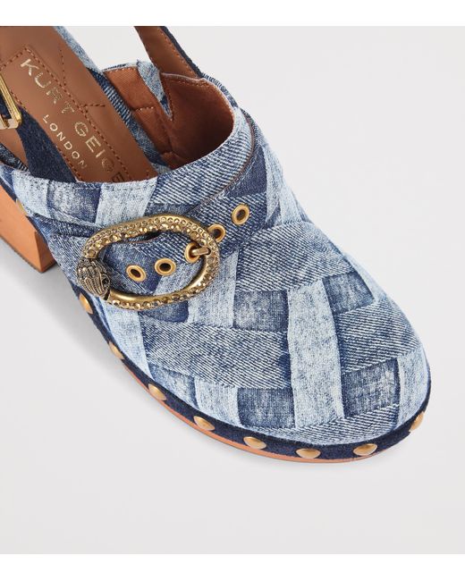 Kurt Geiger Blue Kurt Geiger Heels Denim Mayfair