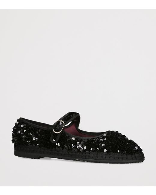 Flabelus Black The Little Prince Mary Jane Flats