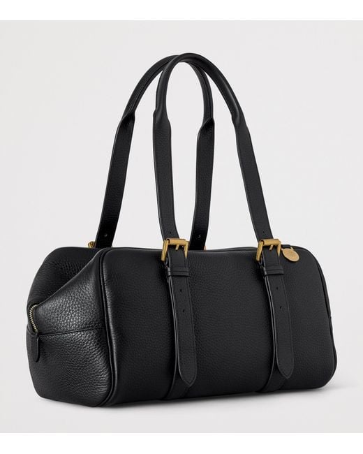 Mulberry Black Leather Boston Shoulder Bag