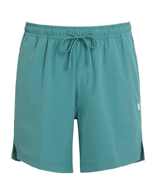 vuori Blue 7' Unlined Crosscourt Shorts for men