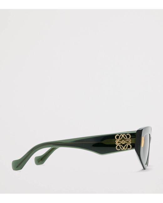 Loewe Green Small Butterfly Screen Sunglasses