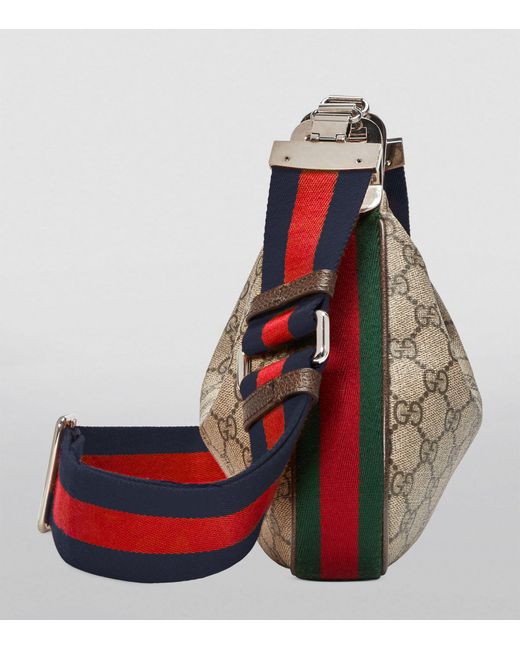 Gucci Brown Small Gg Supreme Attache Shoulder Bag