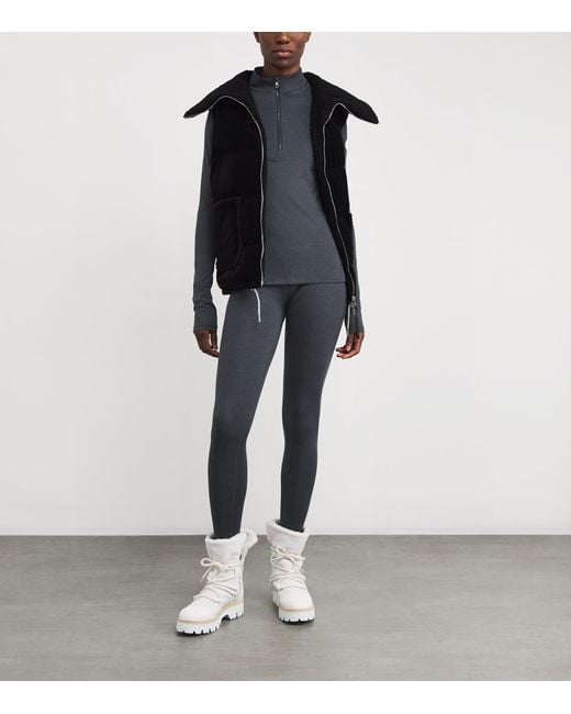 Varley Blue Always Warm Half-Zip Base Layer Top