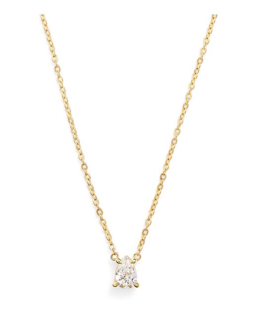 Harrods Metallic And Diamond Pendant Necklace
