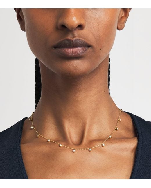 Sophie Bille Brahe Natural And Diamond Lou Of The Valley Necklace