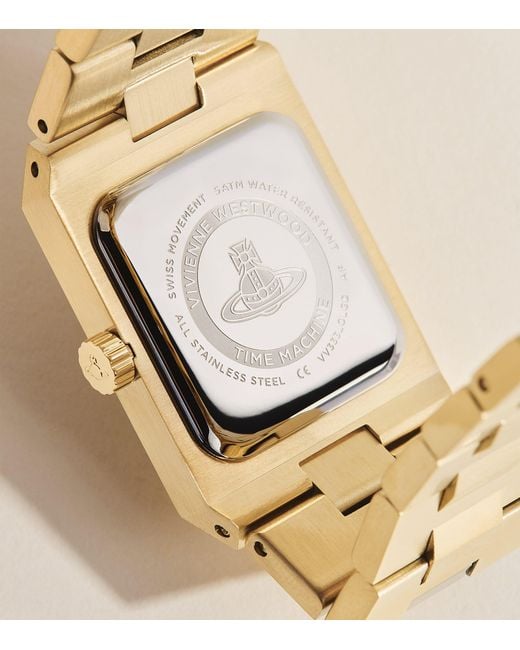Vivienne Westwood Metallic Stainless Steel Brunswick Watch