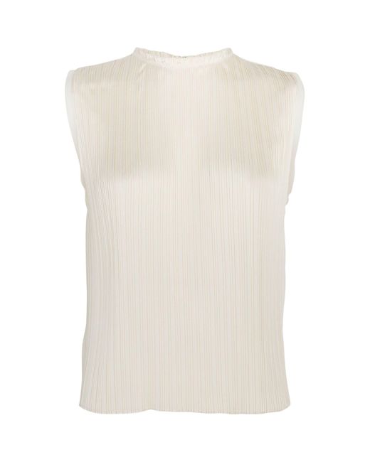 Vince White Pleated Top