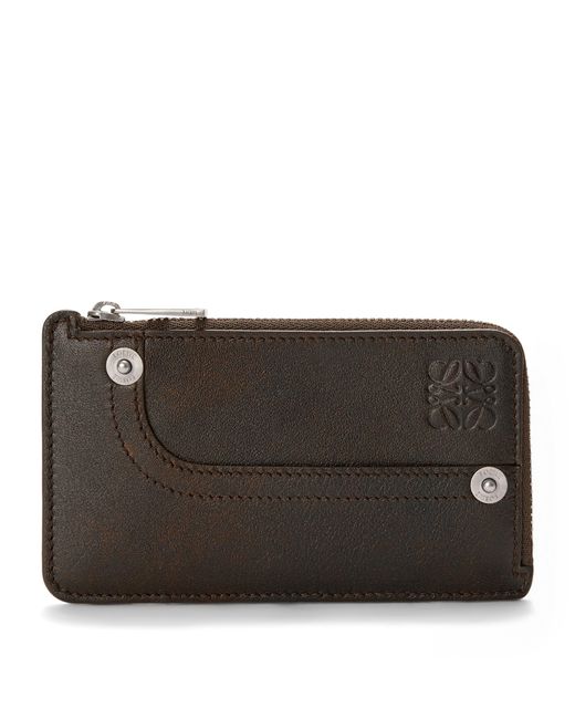 Loewe Black Calfskin Panta Coin Card Holder