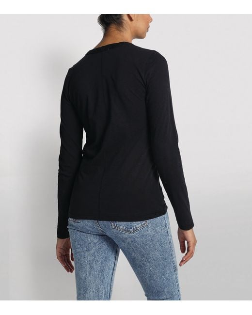 Rag & Bone Black Cotton T-shirt