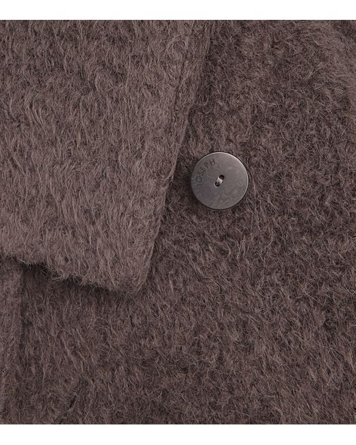 Joseph Brown Alpaca-Virgin Wool Blanket Chalon Coat