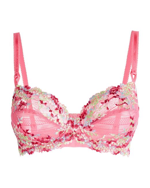 Wacoal Pink Embrace Lace Underwired Bra