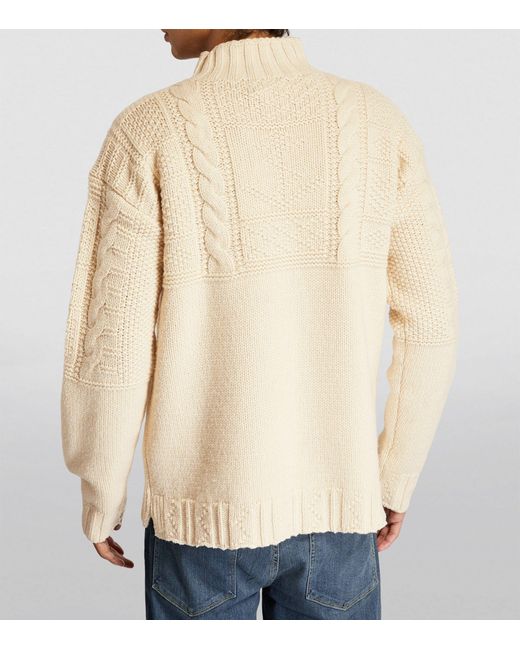 Polo Ralph Lauren Natural Wool-blend Rollneck Sweater for men