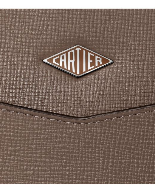 Cartier Brown Calfskin Losange Portfolio Case for men
