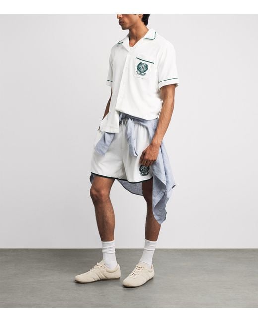 Polo Ralph Lauren White X Wimbledon Cotton Terry Shirt for men