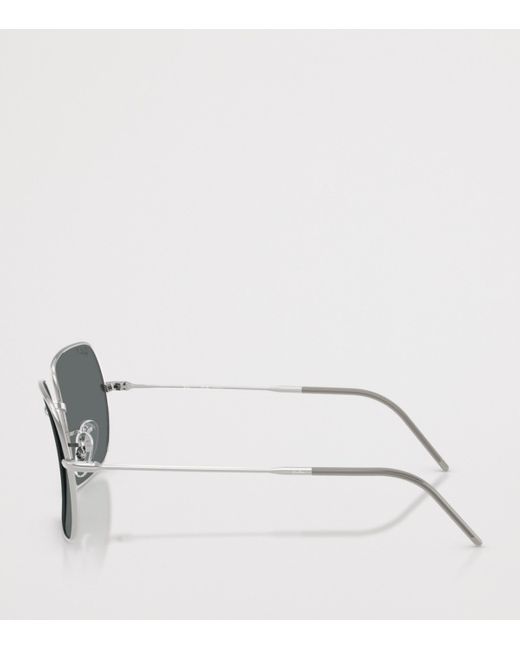 Ray-Ban Gray Rbr0104S Square 1971 Reverse Sunglasses