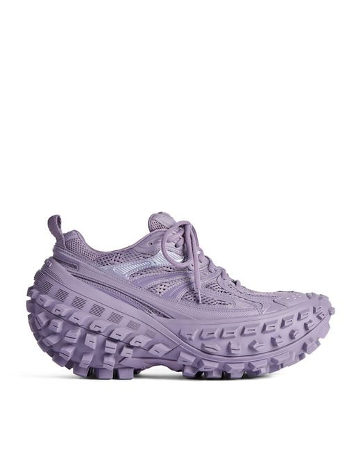 Balenciaga Bouncer Sneakers in Purple | Lyst