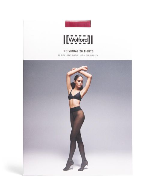 Wolford Blue Individual 20 Tights