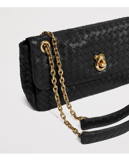 Bottega Veneta Black Leather Madison Shoulder Bag