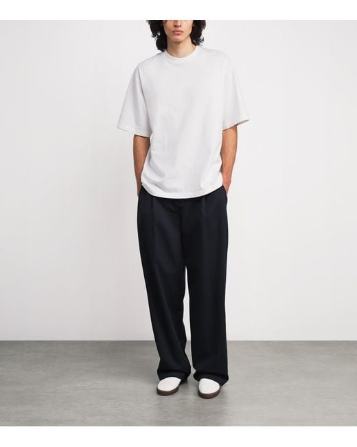 The Row White Steven Cotton T-Shirt for men