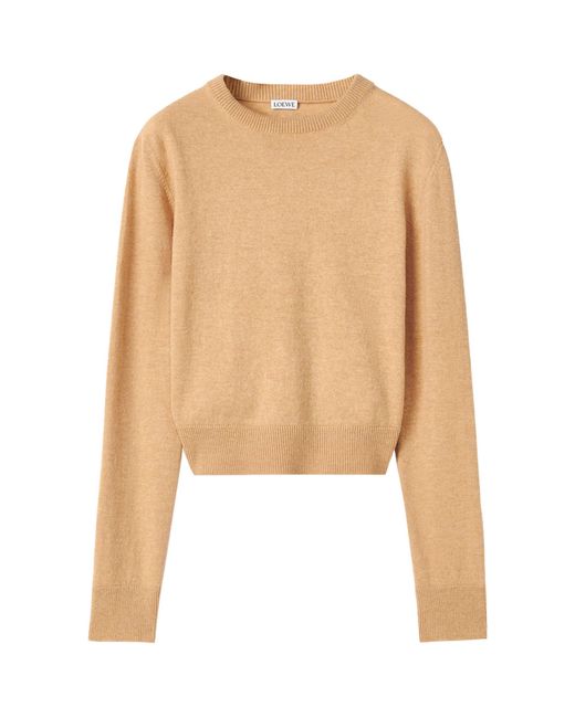 Loewe Wool Twisted Sweater in Brown Lyst Canada