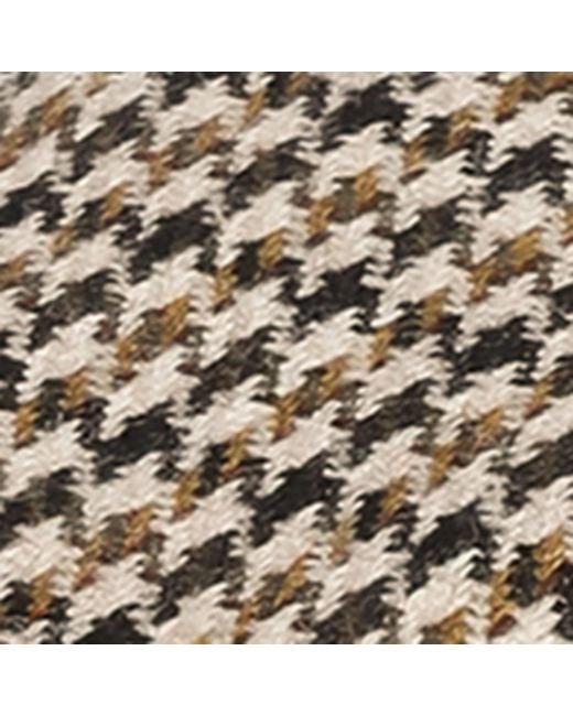 Dolce & Gabbana Gray Virgin Wool Houndstooth Flat Cap for men