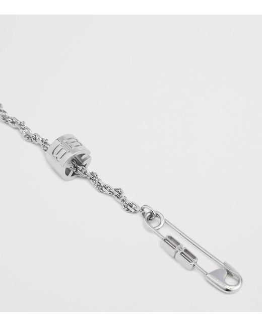 Balenciaga Metallic Diy Pin Necklace for men