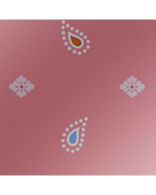 Max Mara Pink Silk Printed Scarf