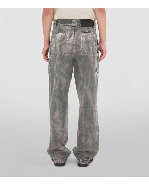 J.W. Anderson Gray Wide-leg Cargo Trousers for men