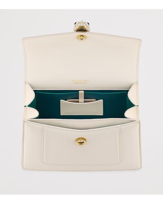 BVLGARI Natural Small Leather Serpenti Forever Top-Handle Bag