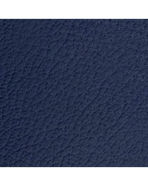 Ettinger Blue Leather Capra Pill Case for men