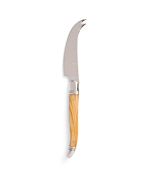 Harrods White Traditional Pronged Cheese Knife