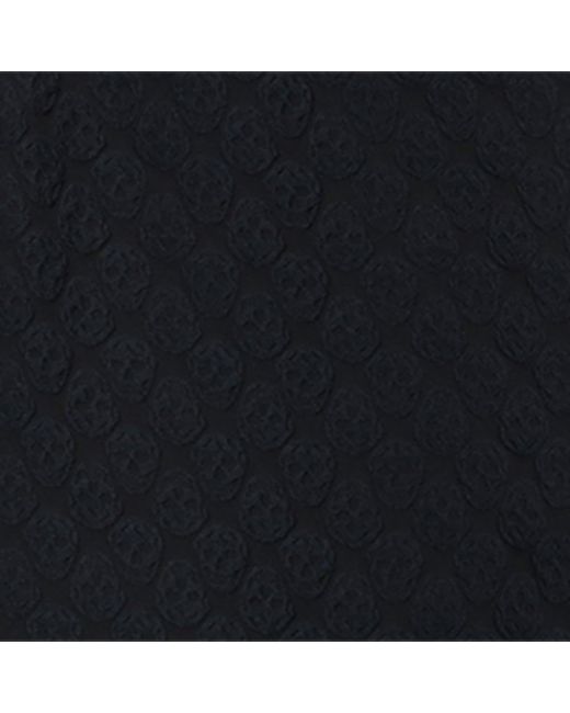 McQueen Blue Skull-Detail Shorts for men