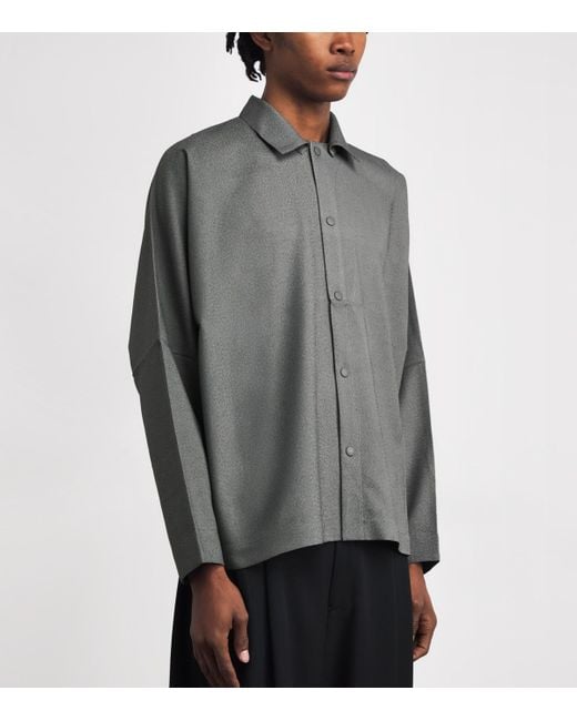 IM MEN Gray Compact Shirt for men