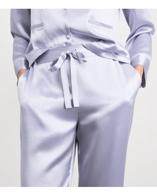 Manitu White Mulberry Silk Effie Pyjamas
