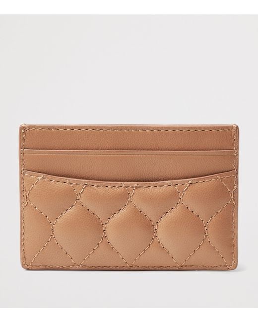 Aspinal Brown Leather Slim Card Holder