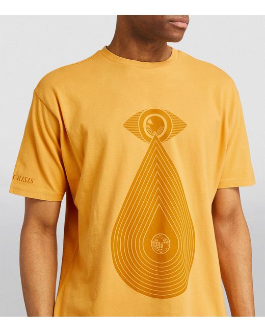 Napapijri Yellow X Obey Short-sleeve T-shirt for men