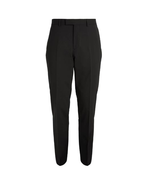 Sandro Black Virgin Wool Trousers for men