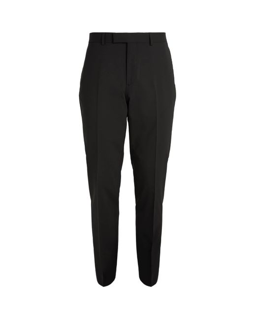 Sandro Black Virgin Wool Trousers for men