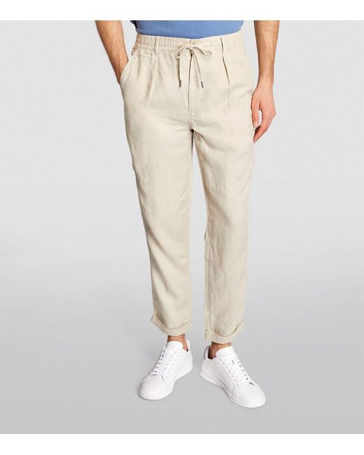 Polo Ralph Lauren Natural Linen Prepster Trousers for men
