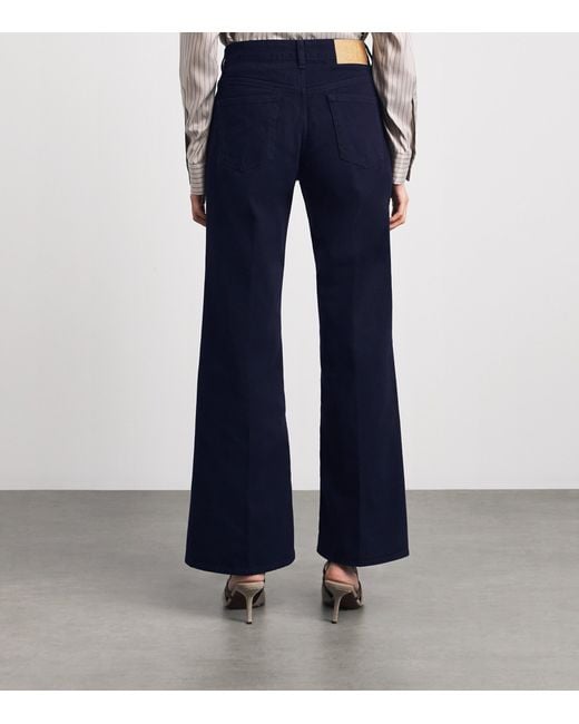 Blazé Milano Blue Clapotis Maline Wide-Leg Jeans
