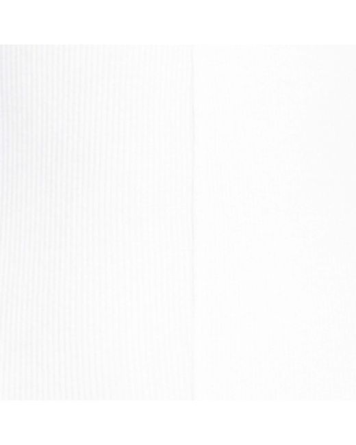Alaïa White Darts Tank Top