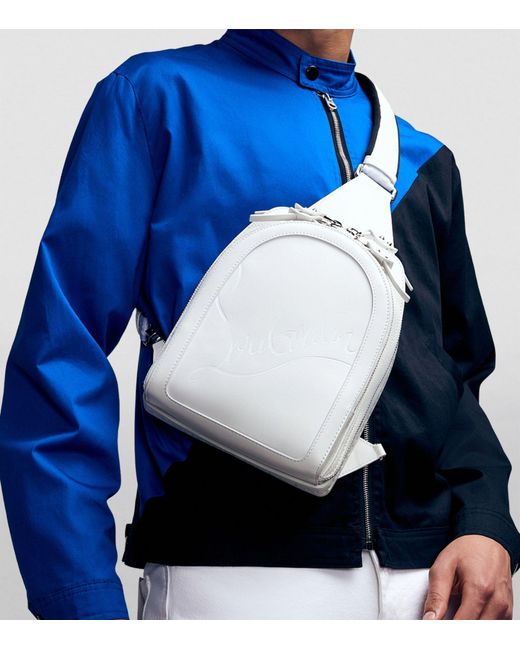 Christian Louboutin Blue Loubifunk Leather Backpack for men