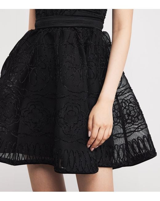 Maje Black Knitted Mini Dress