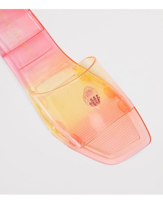 Kurt Geiger Pink Maddison Slides
