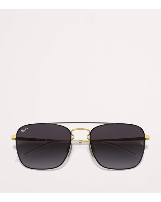 Ray-Ban Gray Square Sunglasses for men