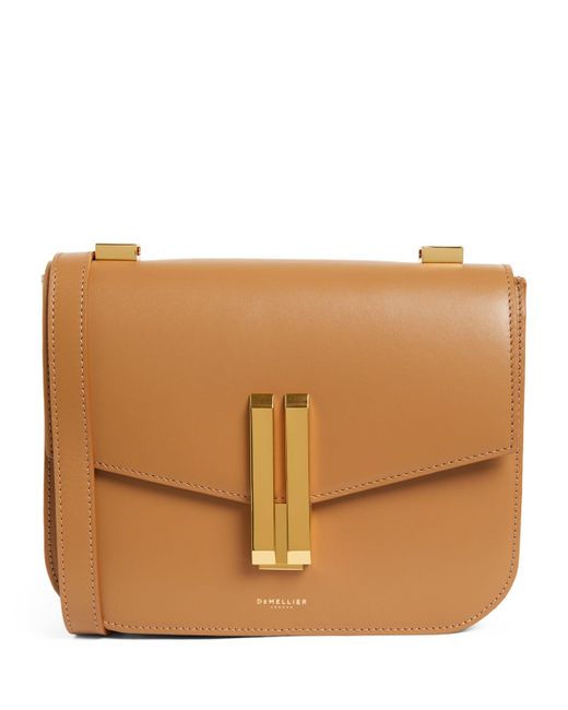 DeMellier London Brown Leather Vancouver Cross-Body Bag