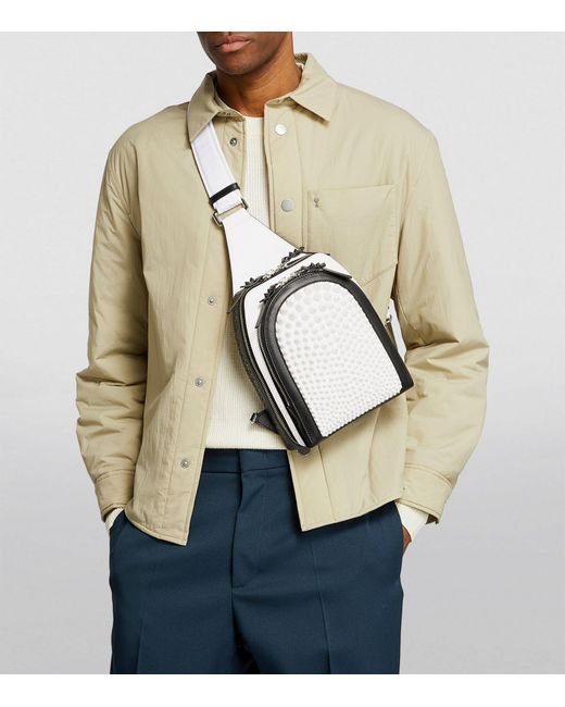 Christian Louboutin White Loubifunk Leather Cross-body Bag for men