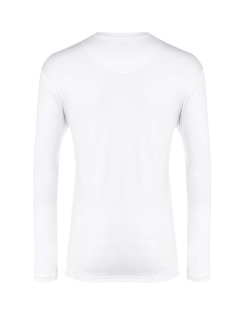 Derek Rose White Basel Lounge T-Shirt for men